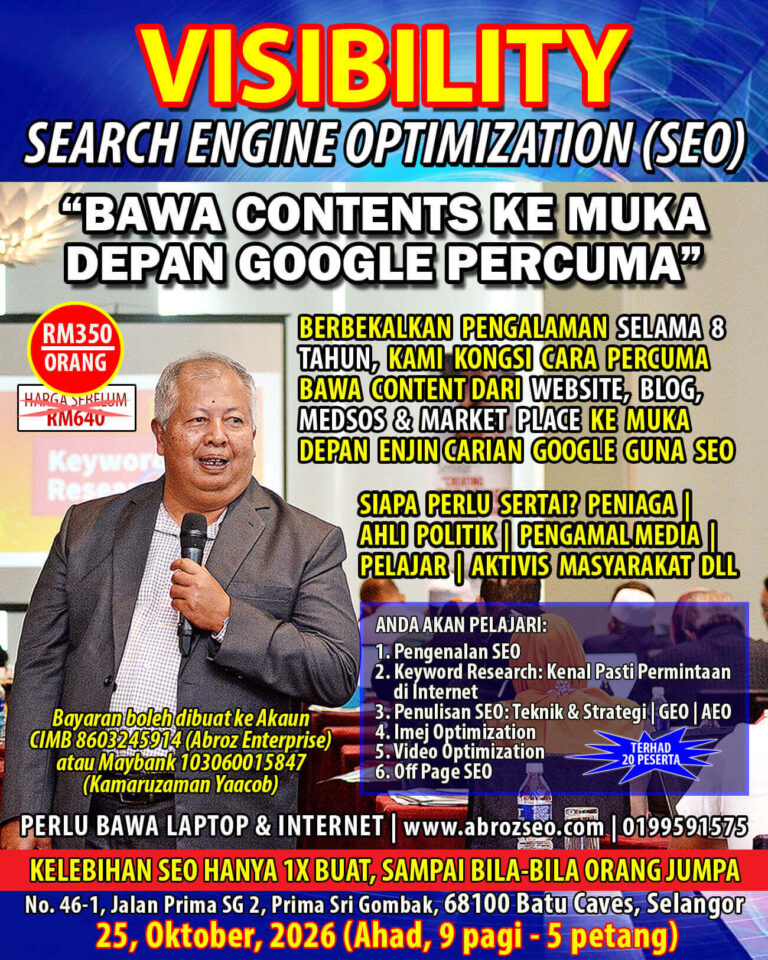 Pakar SEO Malaysia